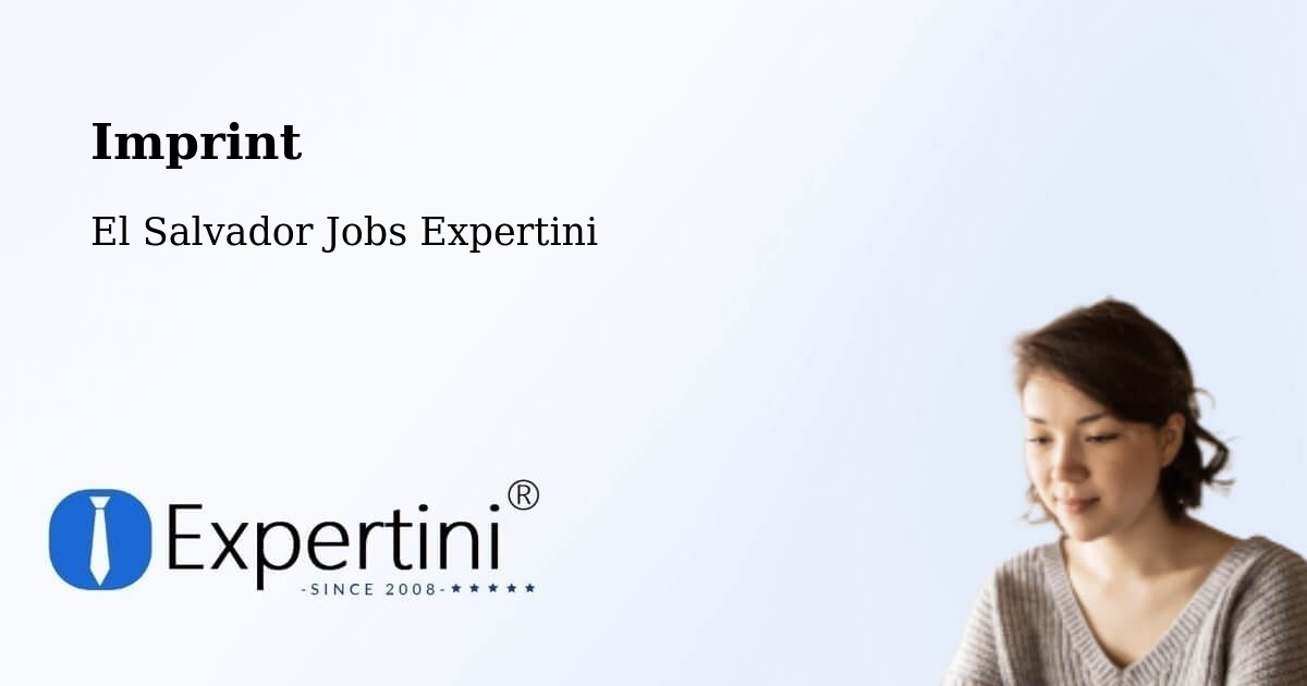 Imprint – Tacuba - El Salvador Jobs Expertini