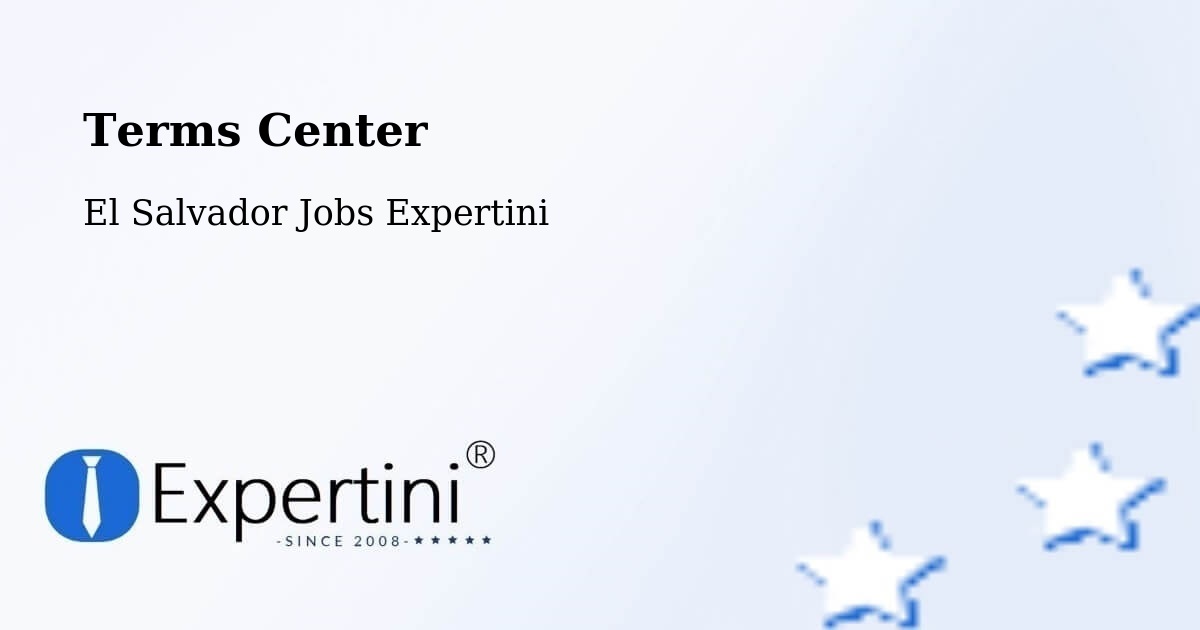 Terms of Service – Tacuba - El Salvador Jobs Expertini